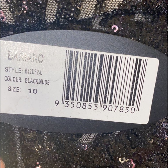 Bariano Dianne Scoop Pattern Sequin Gown - Picture 13 of 14